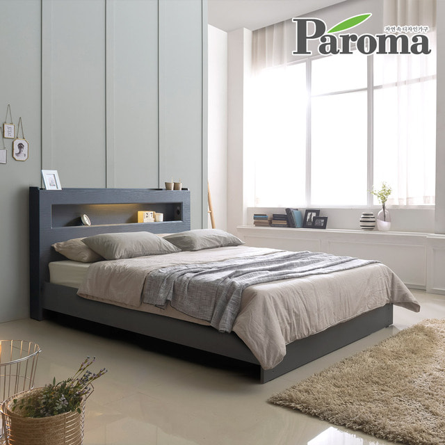 파로마-파로마 마커 LED 침대 실속형 퀸Q